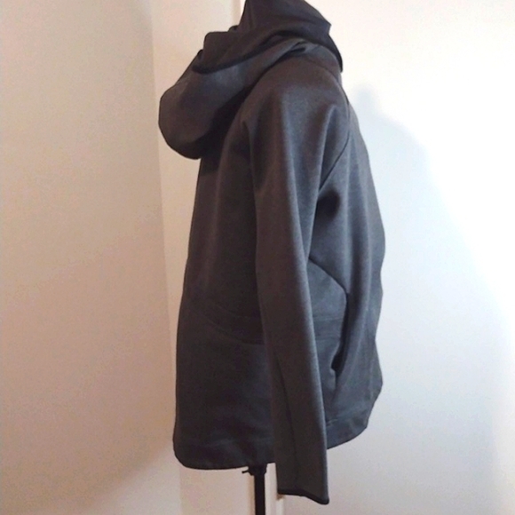 Nom Maternity Black Rainier Fleece Lined Zip Hoodie Size L - Picture 5 of 10